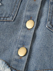 Children's Smocked Top And Denim Skirt Set option 6