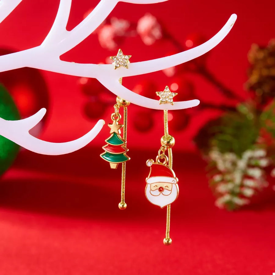 gold earrings with novelty and not applicable