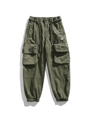 Apricot Men's Full Size Multiple Pockets Sweatpants Set