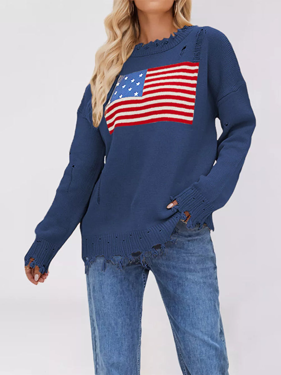 100% Acrylic Care instructions: Machine wash cold pullover sweater in white with relaxed silhouette
