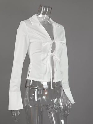 blouse in White