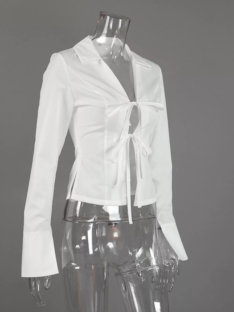 blouse in White