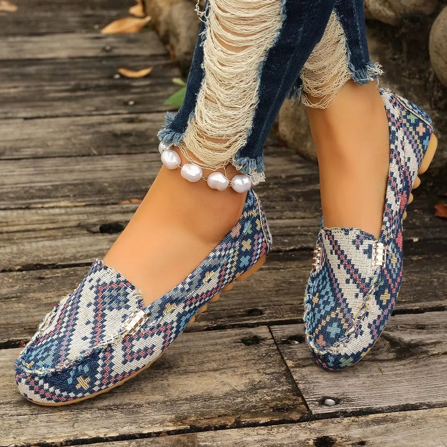 shoes featuring geometric in Geometric Orange with Polyester, Rubber Imported Size &amp texture