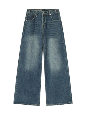 Gray Men S Full Size Vintage Wash Wide Leg