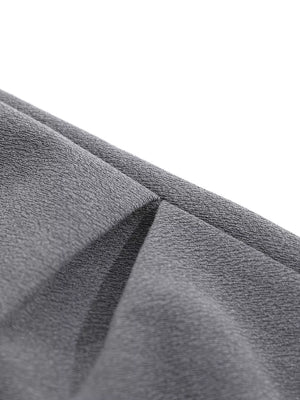 Men's Wide Leg Capris in Dark Gray