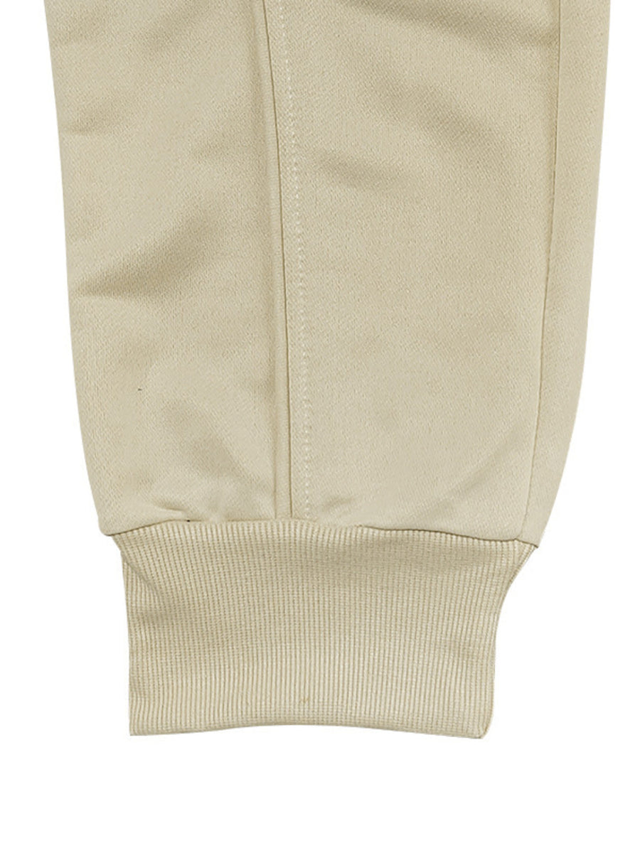 Light Gray with Men's Full Size Casual Drawstring Joggers