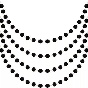 modern Decorative garland in Black with not applicable