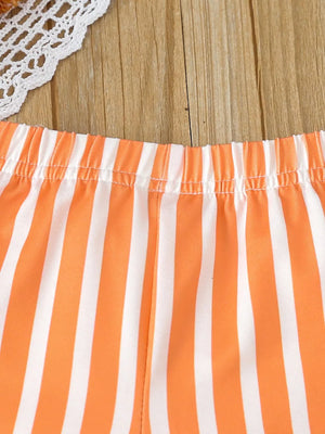Children's Bunny Round Neck Tee And Pants Set option 8