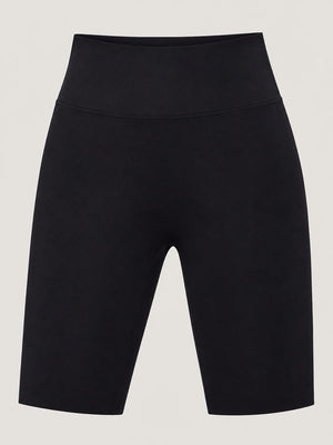 Gray bike shorts with bermuda and elastic