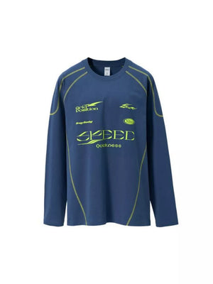 Black t-shirt with hip-length and pullover