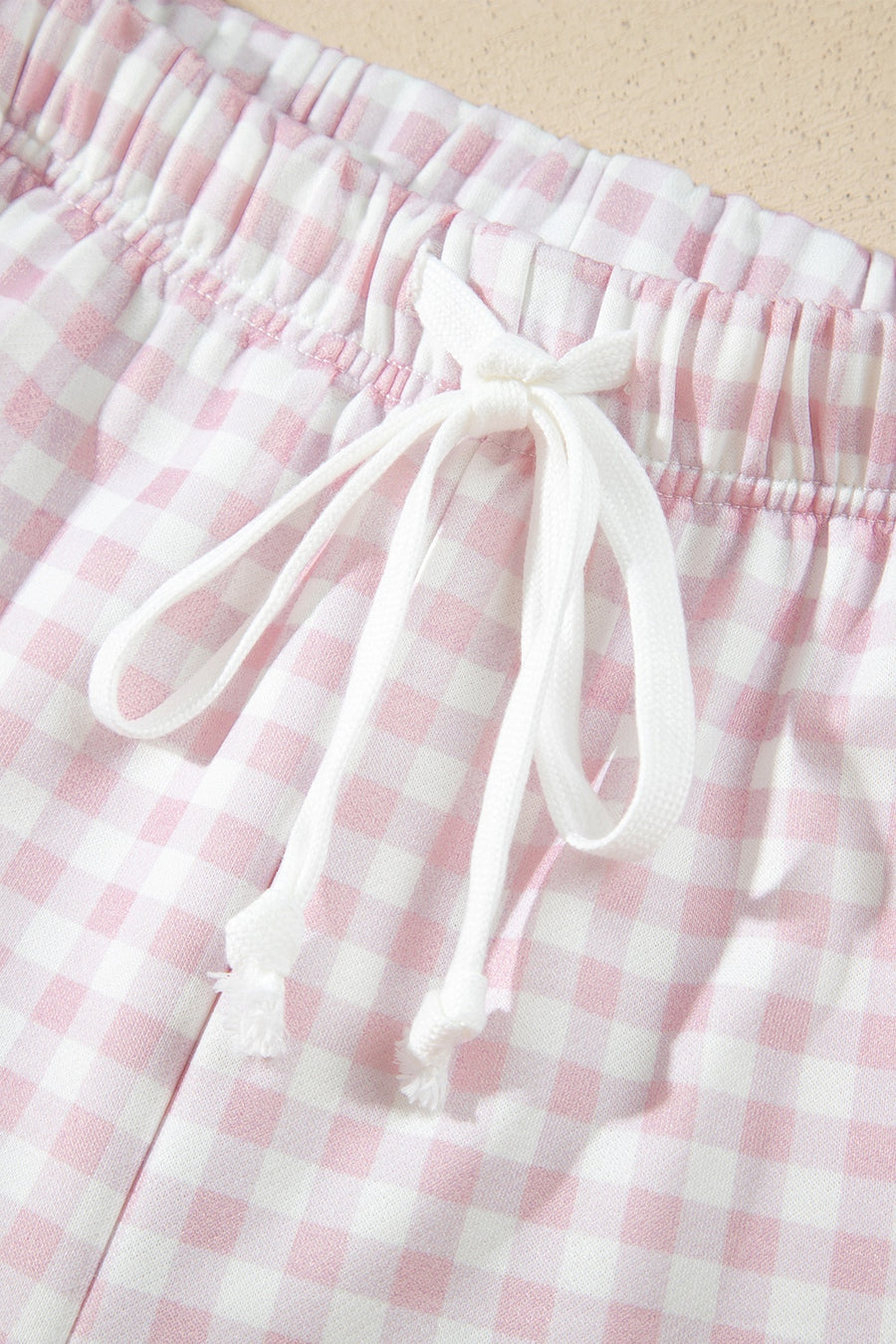 light pink pajama set
