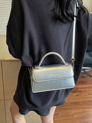 Top Handle Flap Mini Crossbody Bag option 8