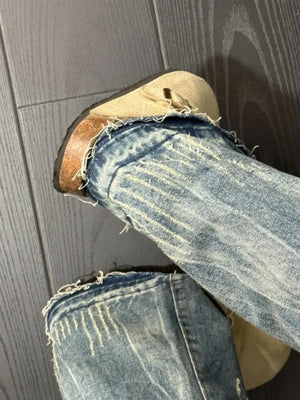 Men's Vintage Wash Relaxed Fit Jeans Plus Size in this colorway