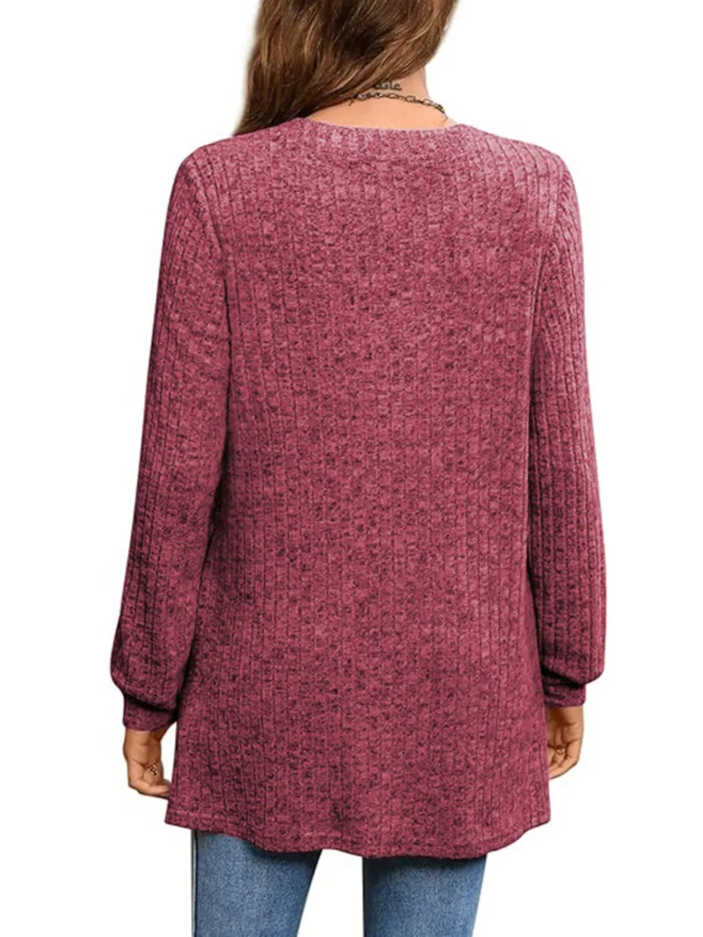 Light Blue t-shirt with pullover and ribbed