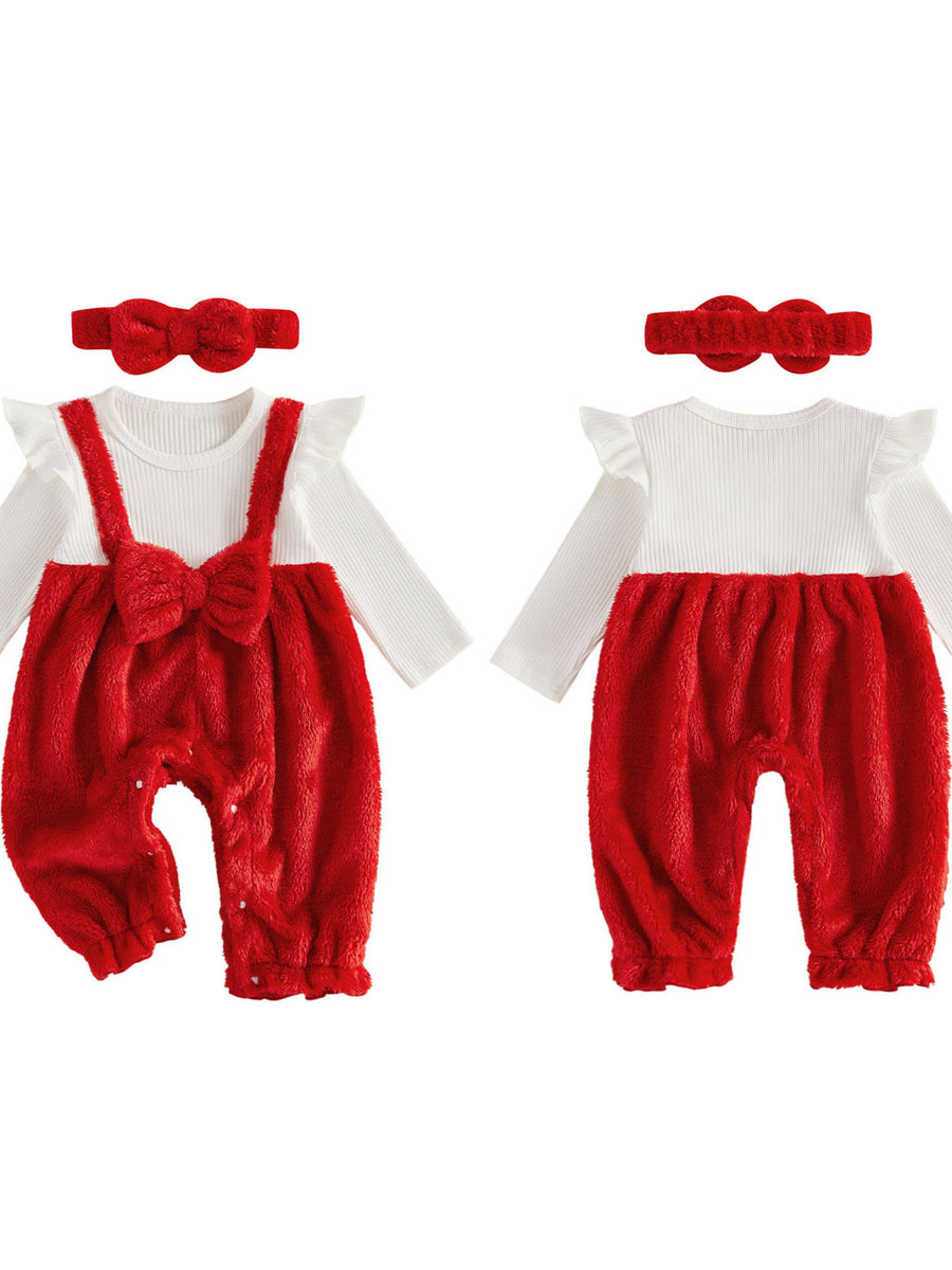95% cotton, 5% spandex Care instructions: Machine wash cold overalls in Red with relaxed silhouette