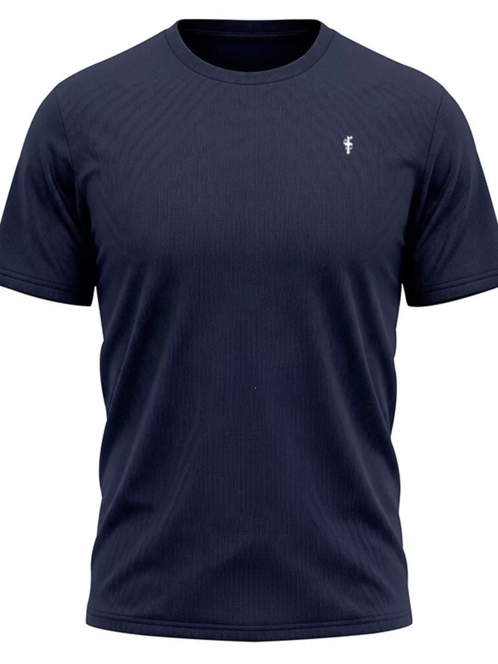 Men's Classic Fit Crew Neck T-shirt Plus Size in Black, view 11