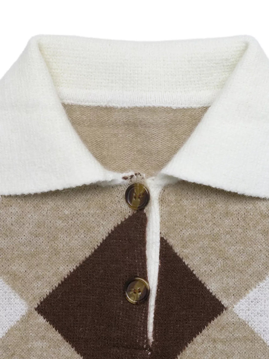 Button-down Ribbed Sweater option 7