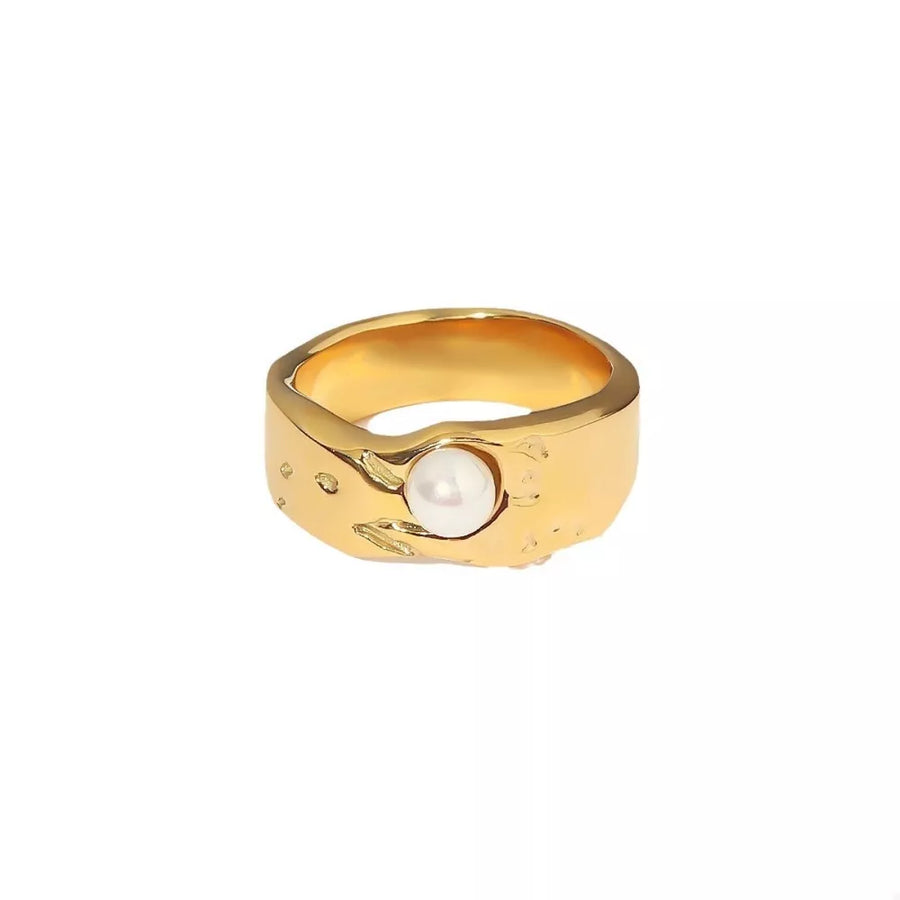 ring in gold with 18K gold-plated and n/a