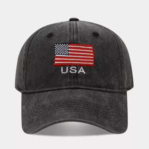 charcoal cap with embroidered graphic and not applicable
