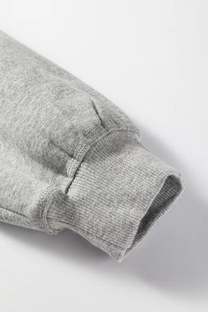 Contrast Rope Drawstring Ruffle Hoodie option 5