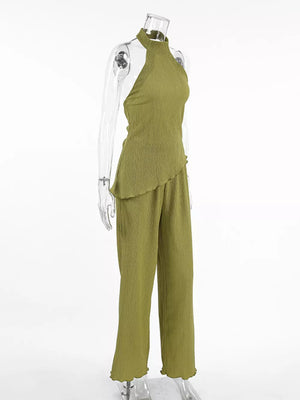 Green with Two-Piece Sets 11