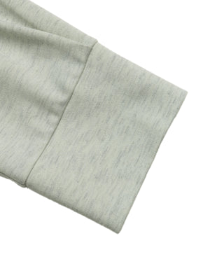 Light Gray relaxed midi dress with collared