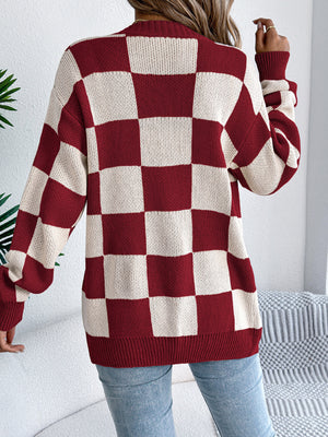 cardigan in Taupe