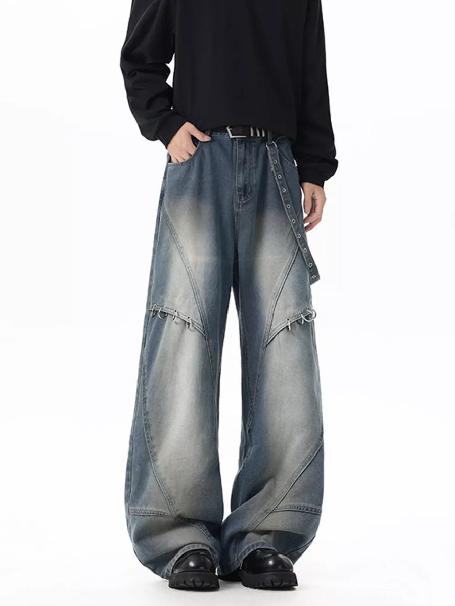 streetwear jeans in Black with not applicable