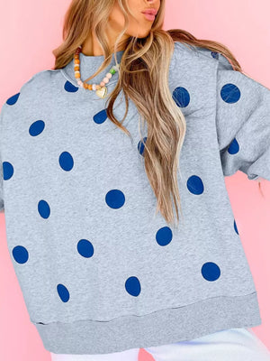 classic sweatshirt in black with crew neck