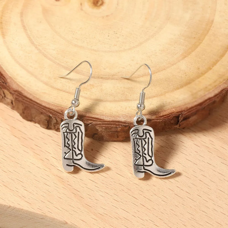 Zinc alloy, Silver-plated Care instructions: Avoid wearing during exercise, as s earrings in Style C with dangle silhouette