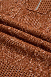 sweater dress in Caramel