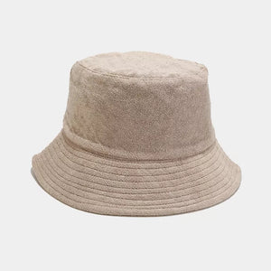 Wide Brim Bucket Hat in Blue with wide brim