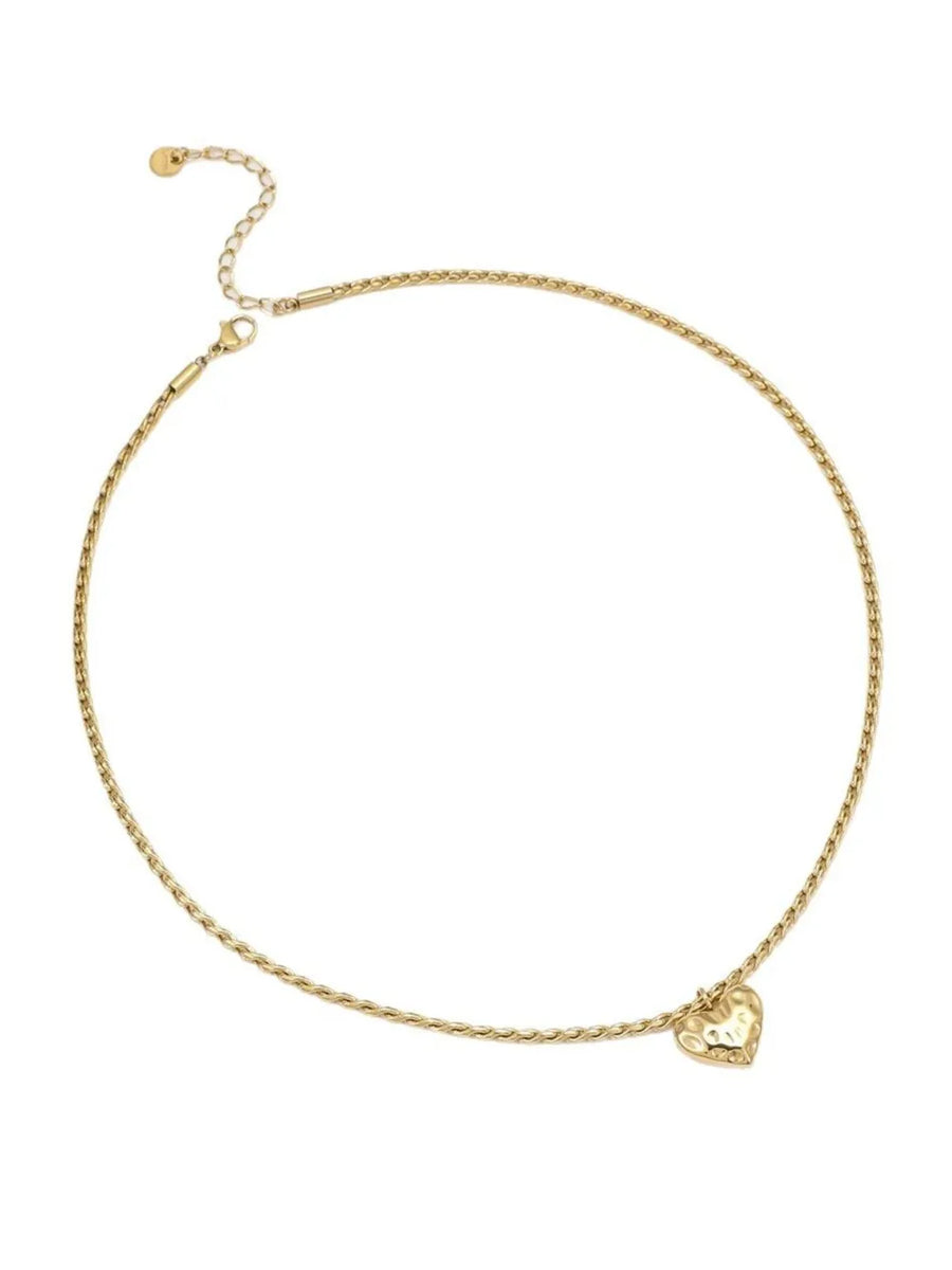 18K Gold-Plated,Stainless Steel Care instructions: Avoid wearing during exercise necklace in Silver with straight silhouette