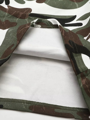 Men's Camouflage Print Capris option 6