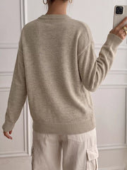 Dropped Shoulder Long Sleeve Sweater option 6