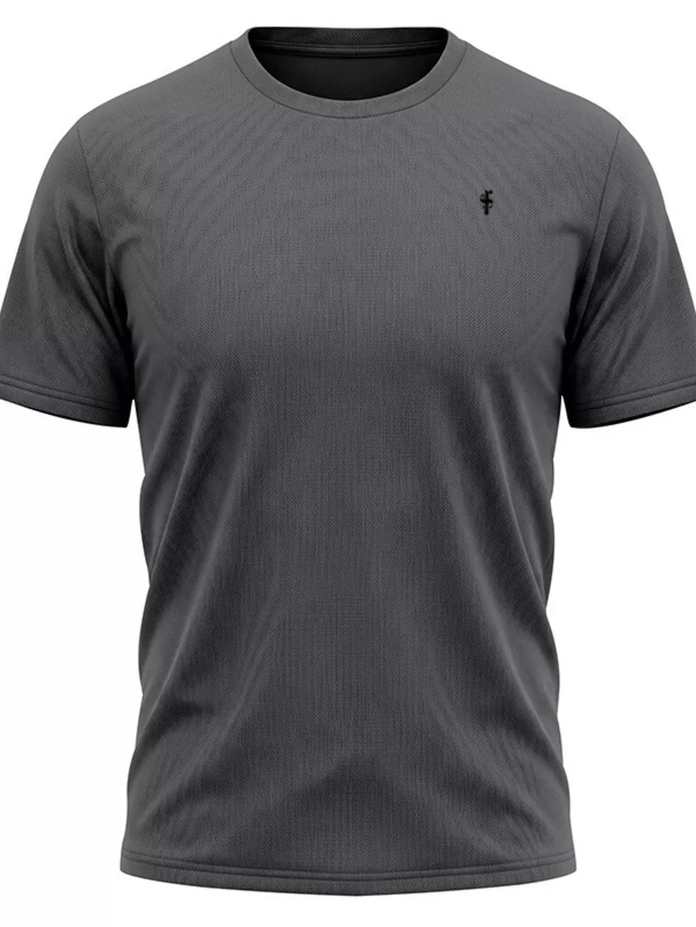 Men's Classic Fit Crew Neck T-shirt Plus Size in Blue