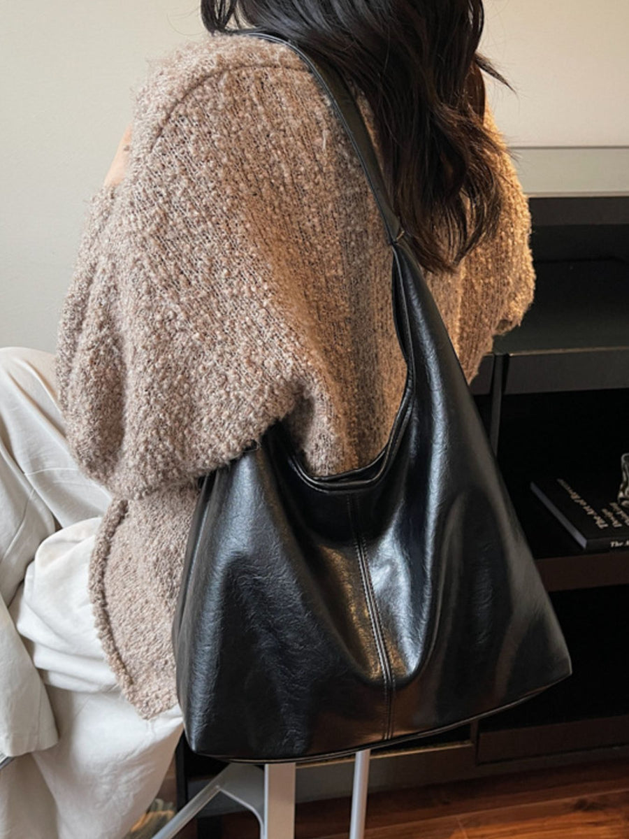 Black shoulder bag