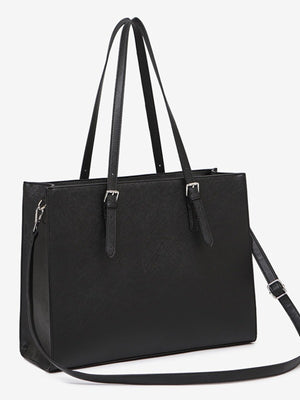 Black with tote with structured 8