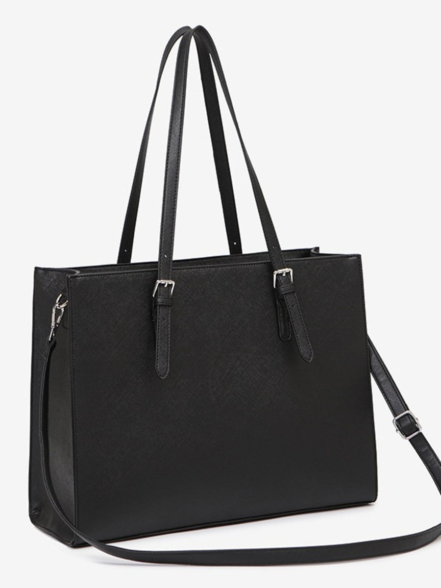 Black with tote with structured 8