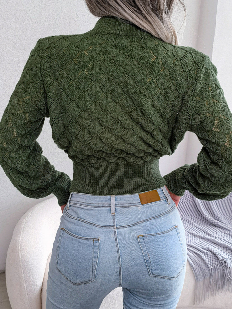 100% acrylic Care instructions: Machine wash cold mock neck sweater in camel with relaxed silhouette