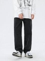 Black with Men S Vintage Wash Relaxed Fit Jeans