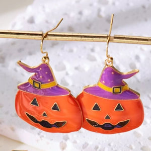 18K Gold-Plated, Zinc alloy, Copper Care instructions: Avoid wearing during exer earrings in purple with regular silhouette