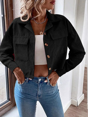 brown trucker jacket