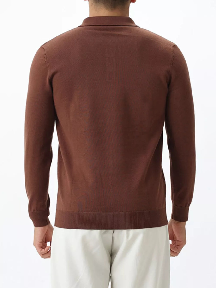 45% Acrylic 37% Cotton 18% Nylon Care instructions: Machine wash cold polo shirt in Apricot with regular silhouette