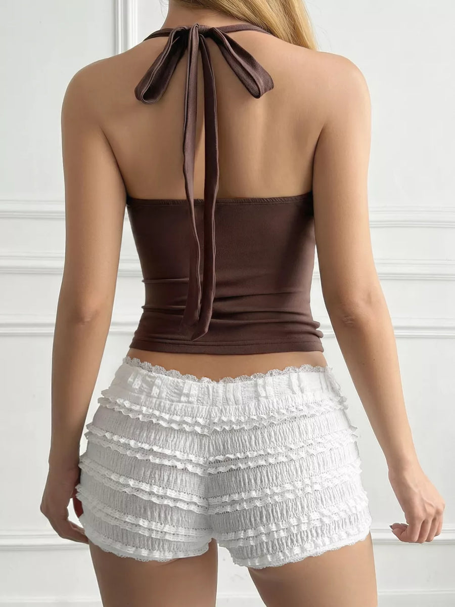 Ruched Halter Neck Cami option 5