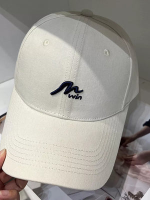 Off White Embroidered Causal Baseball Cap