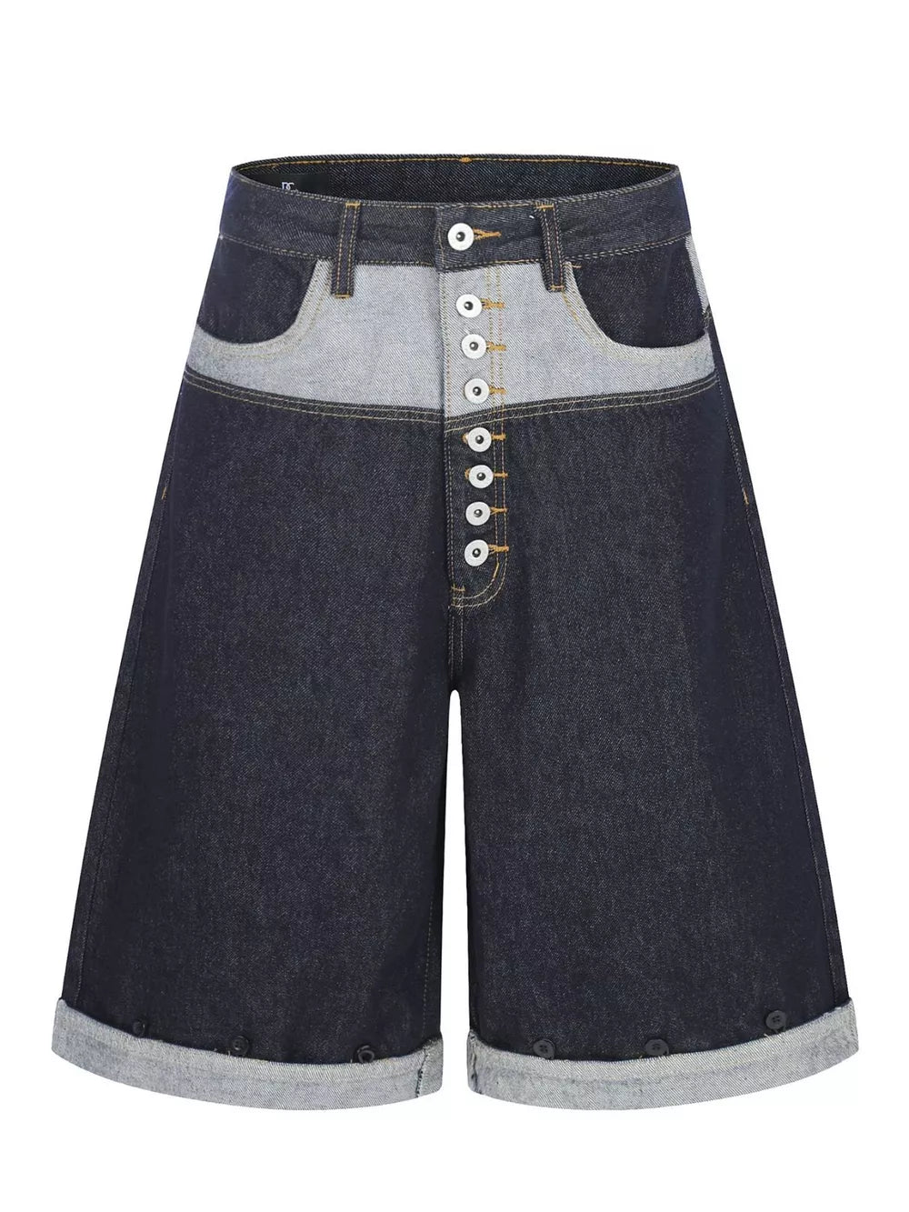 Men's Button Fly Denim Capris