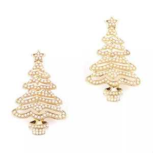 Synthetic Pearl, 18K Gold-Plated, Zinc alloy, Rhinestone Care instructions: Avoi earrings in red with straight silhouette