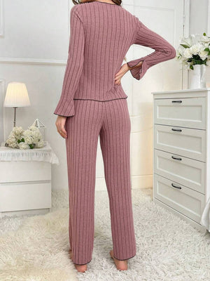 pajama set in Wine Red