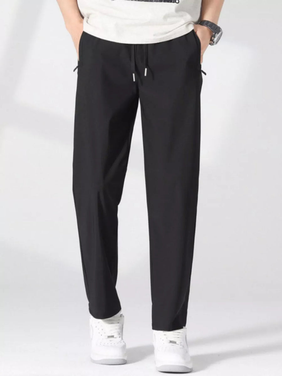 Khaki with Men's Plus Size Quick-dry Casual Pants